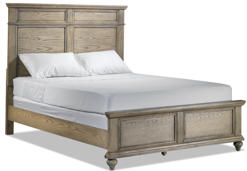 Kathleen Full Bed - Oak