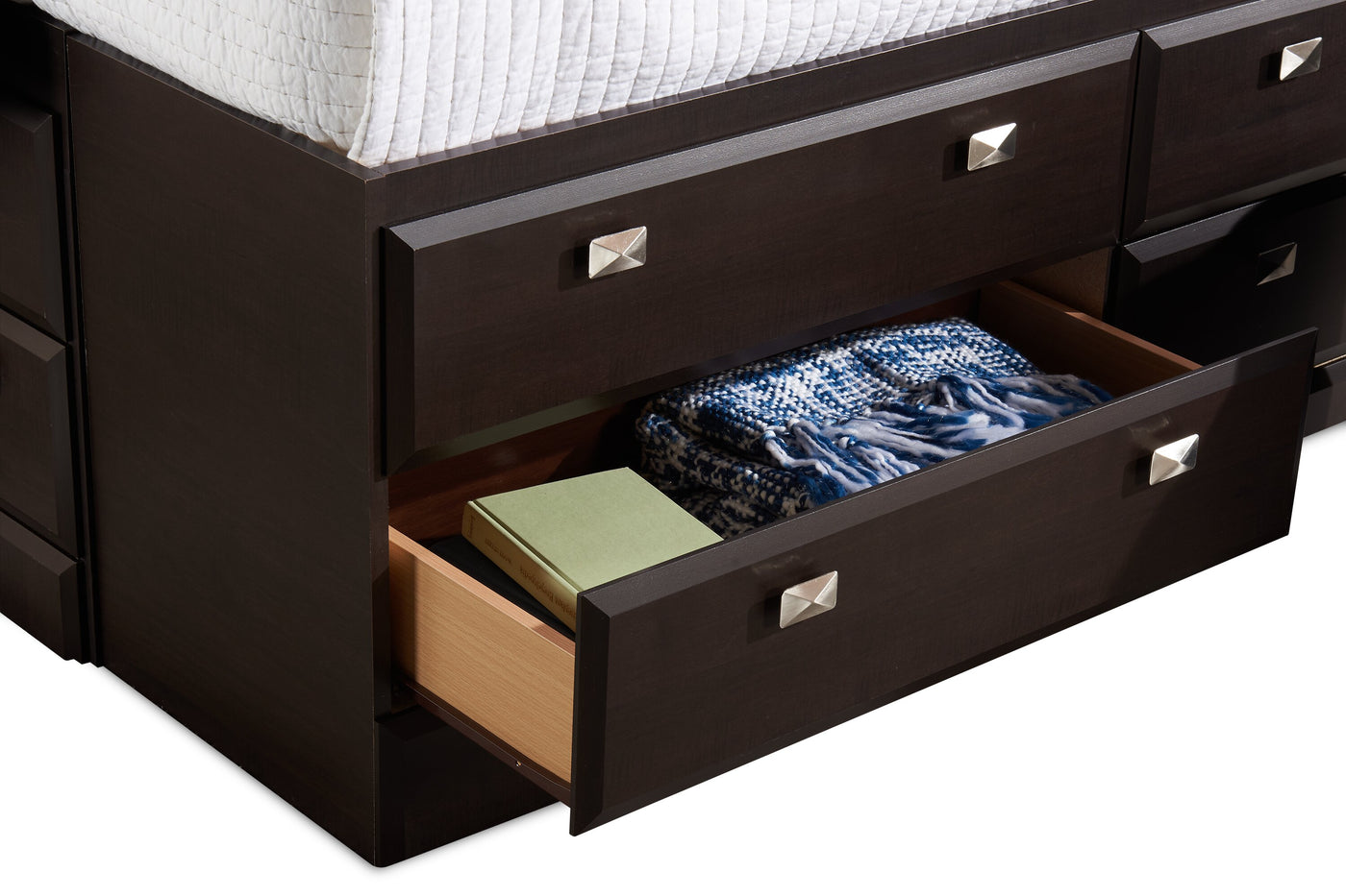 Queen of Allendale さま専用 Yorkdale 5pc Bedroom Set with Panel Bed, Dresser & Mirror