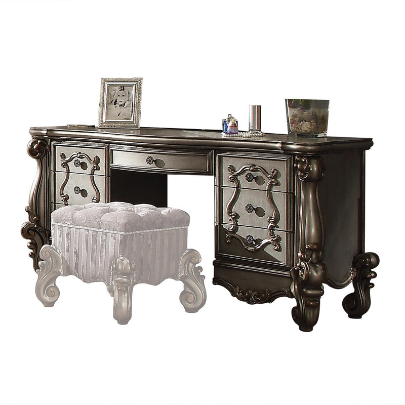 Escalera Vanity Desk - Antique Platinum