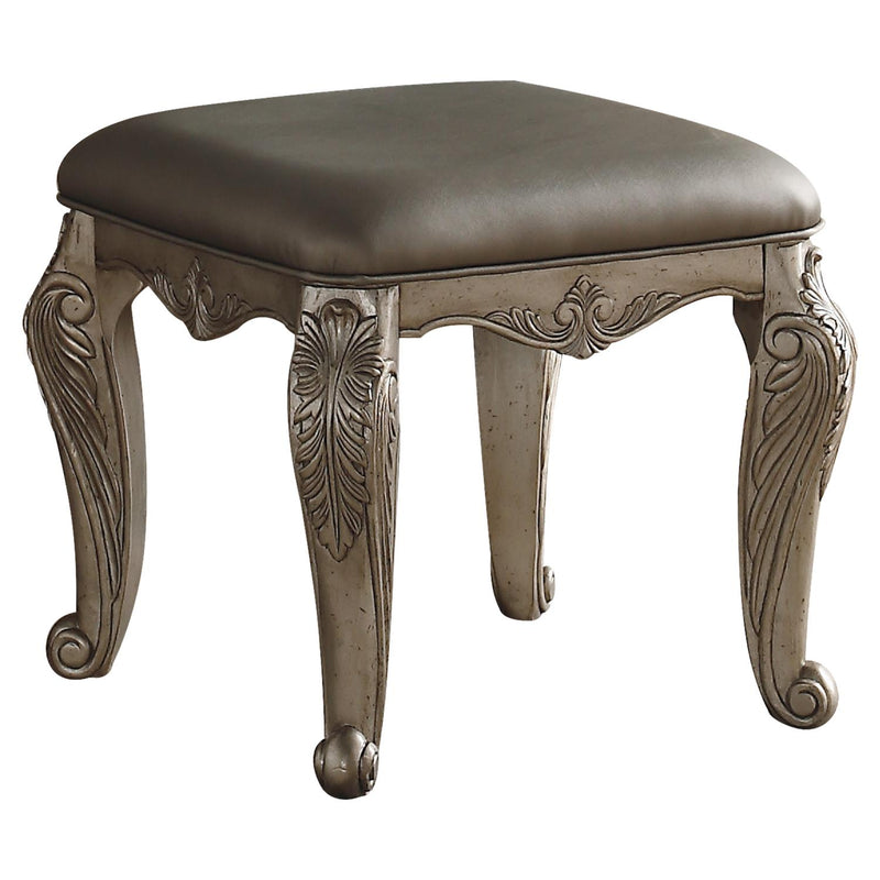 May Vanity Stool - Antique Champagne