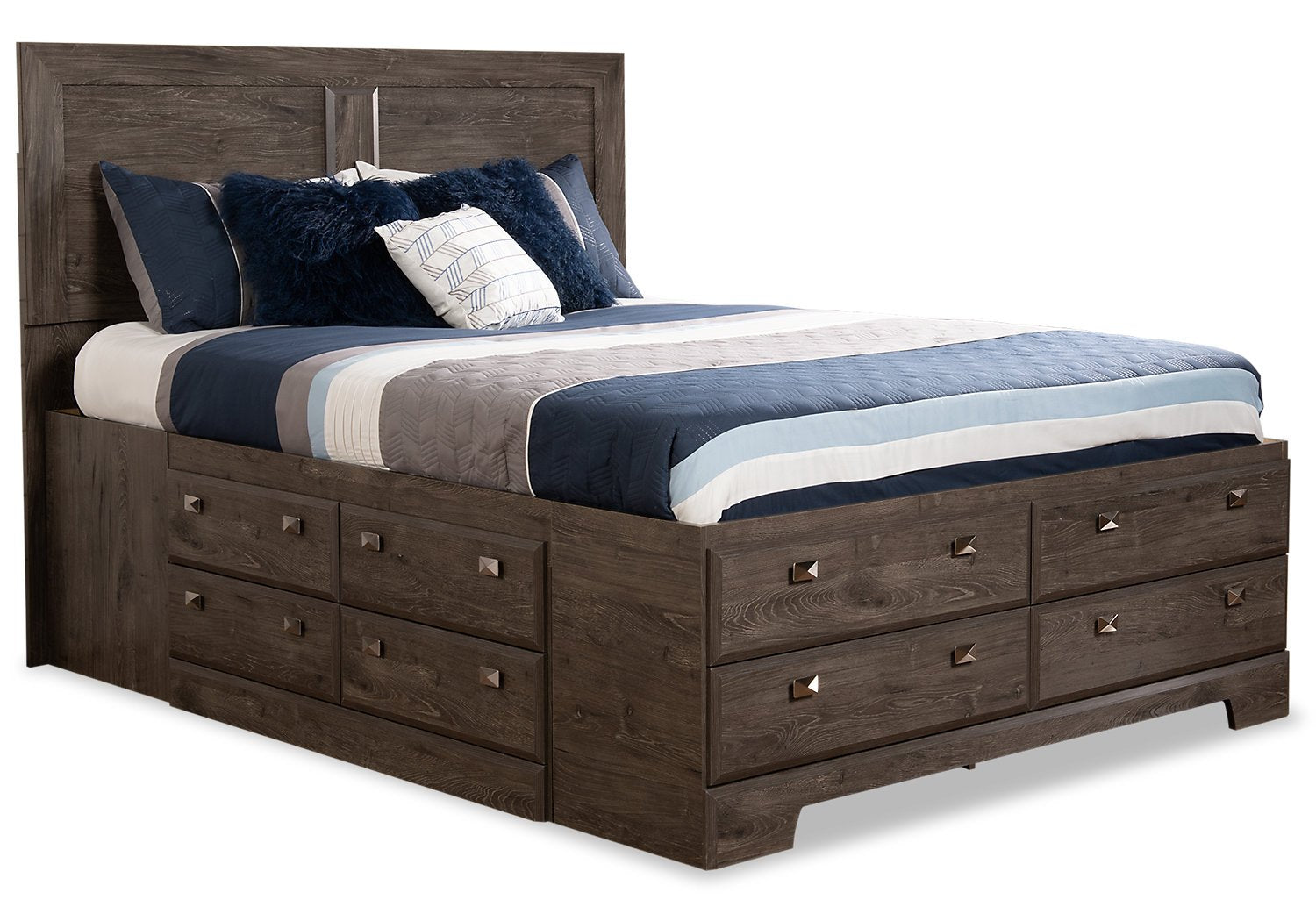 Appleton Queen Storage Bed Grey - Main Image