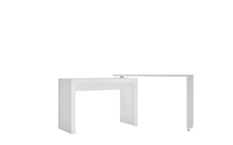 Moling Nested Swivel Desk - White