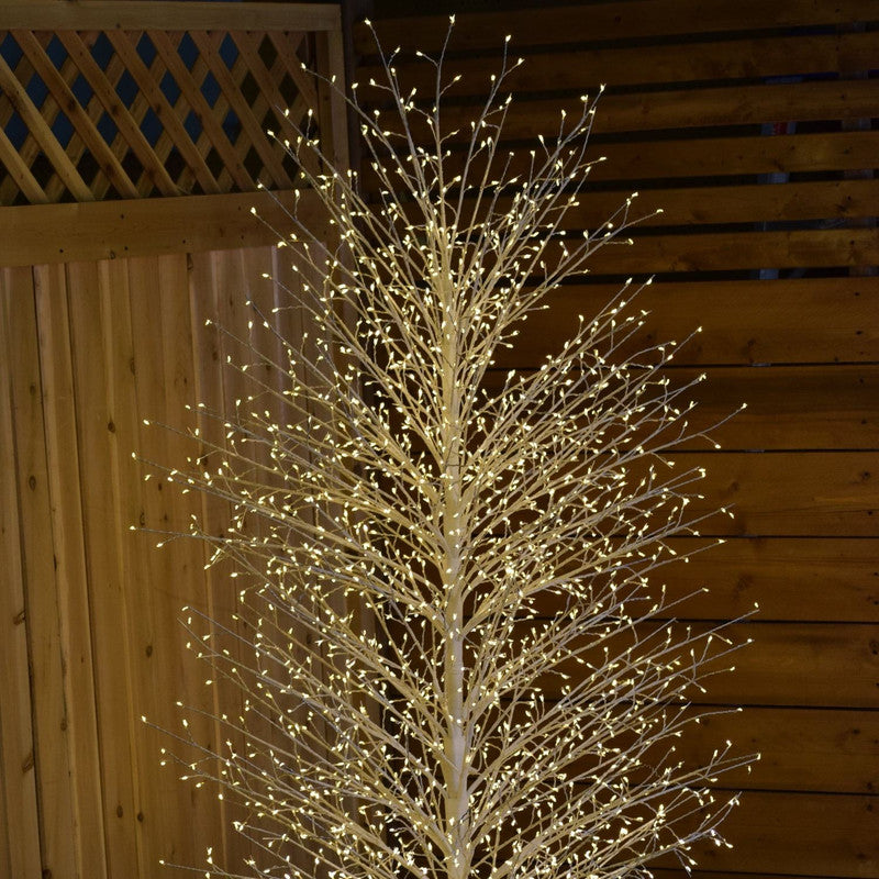 Stunning Holiday Glam 70" Birch Light Tree - Warm White LED