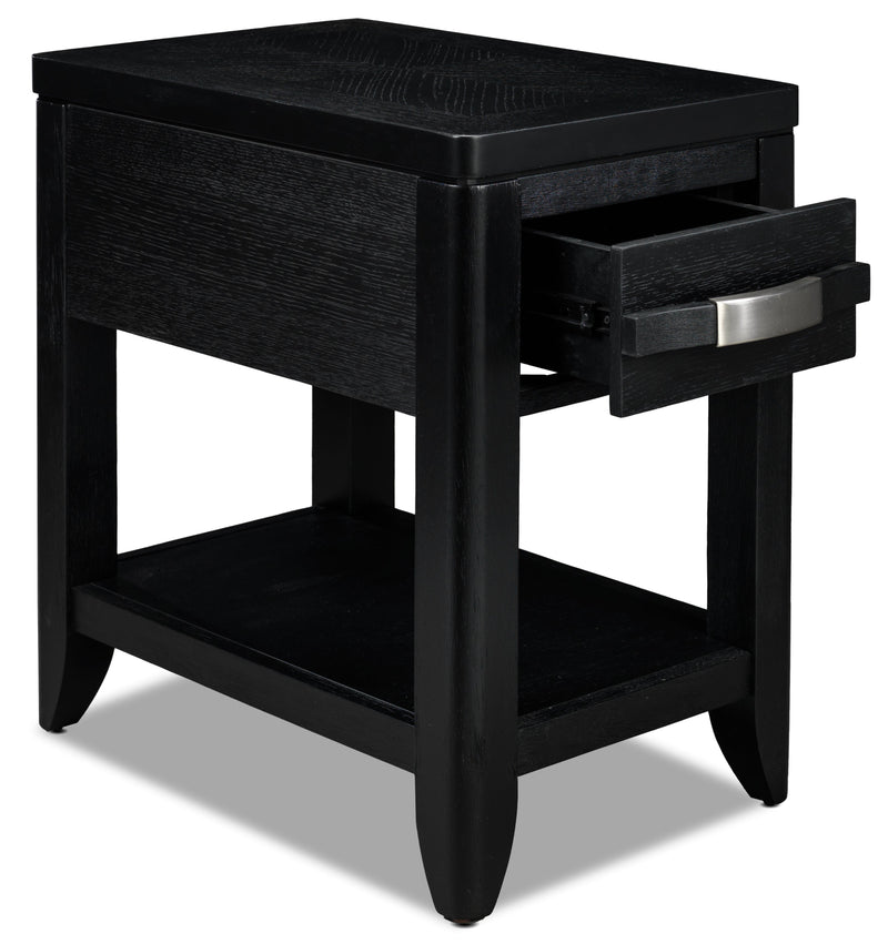 Hanoi Chairside Table - Black