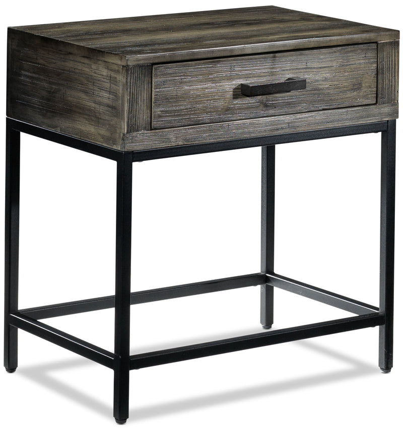 Slater Chairside Table - Grey