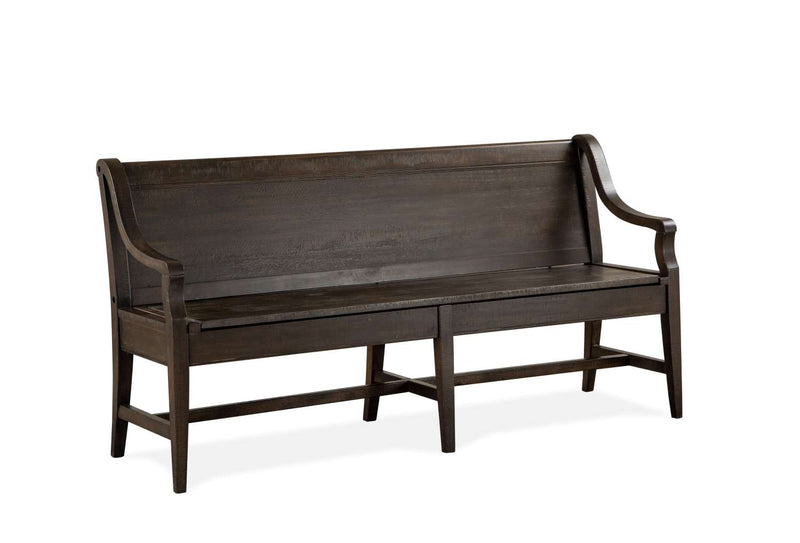Wanita Bench with Back - Brown