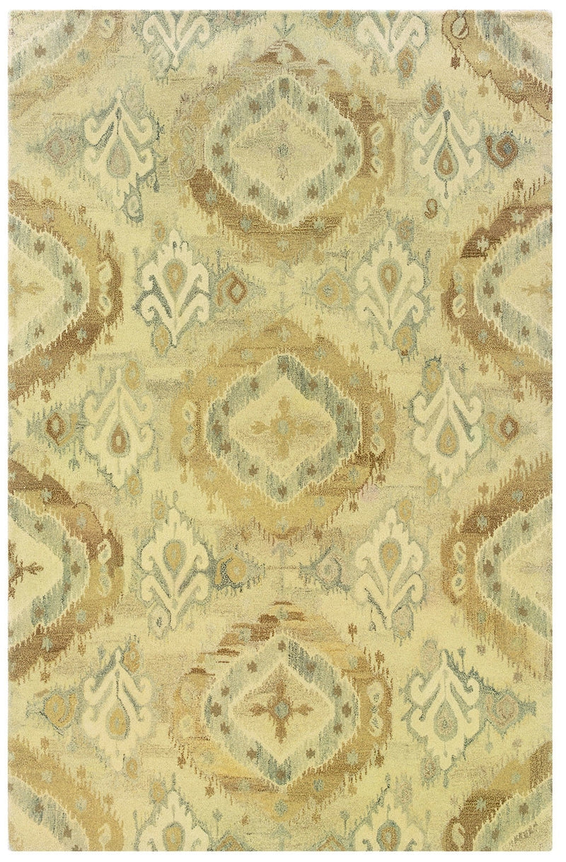 Natasha Beige Ikat Area Rug (5'X 8')