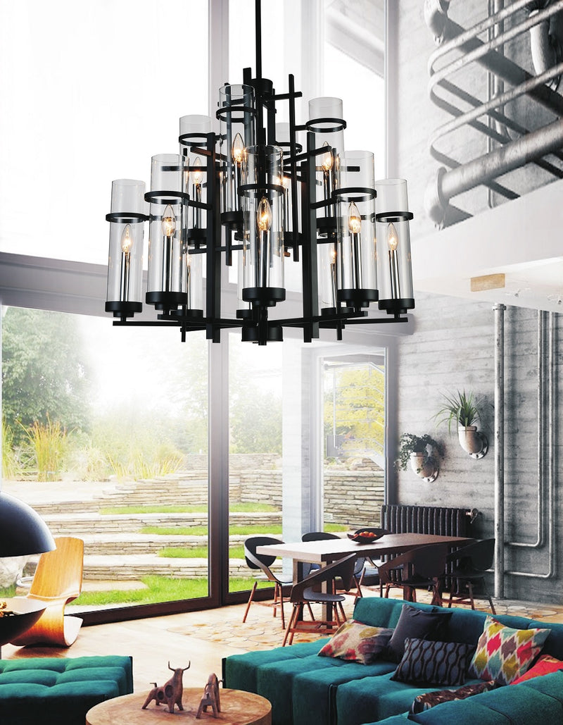 Sierra-Twelve Light Chandelier