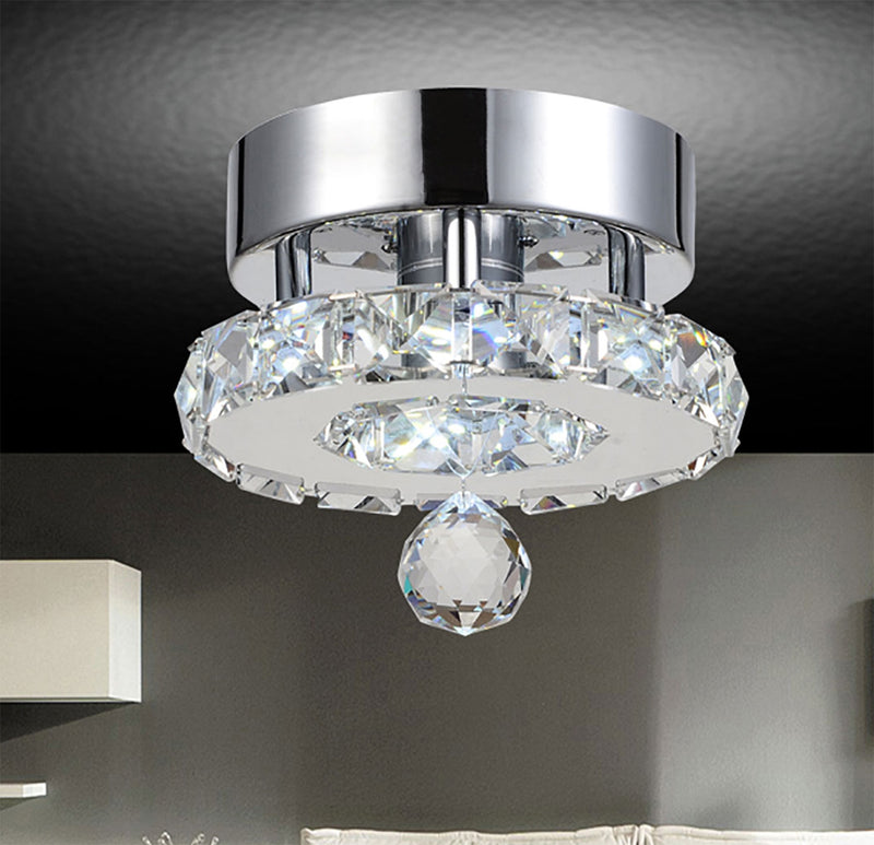 Ring-Chrome Flush Mount