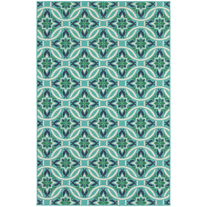 Sarasota 5868L Floral Indoor/Outdoor Area Rug (8'6" x 13')