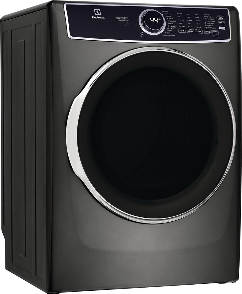 Electrolux Titanium Front Load Gas Steam Dryer (8.0 Cu. Ft.) - ELFG7637AT