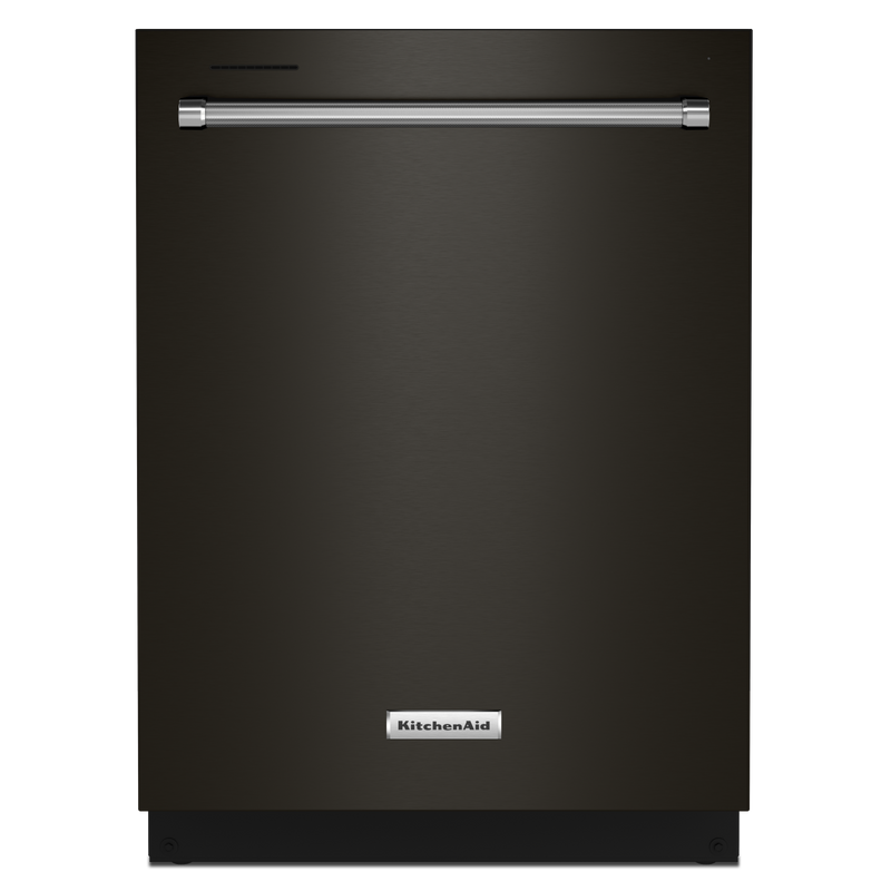 KitchenAid 24" Black Stainless Steel Dishwasher with Third Rack (39 dBA) - KDTE204KBS