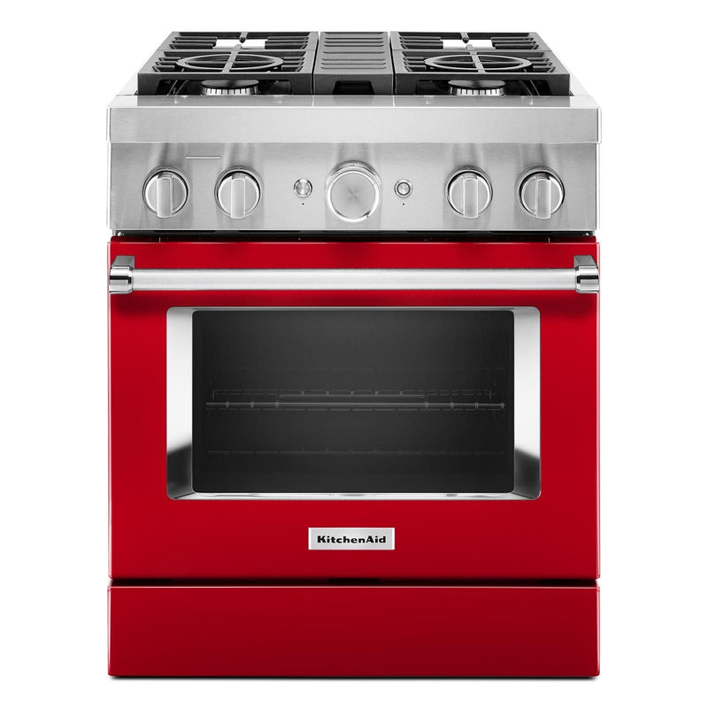 KitchenAid Passion Red Smart Dual Fuel Freestanding Range (4.1 Cu. Ft.) - KFDC500JPA