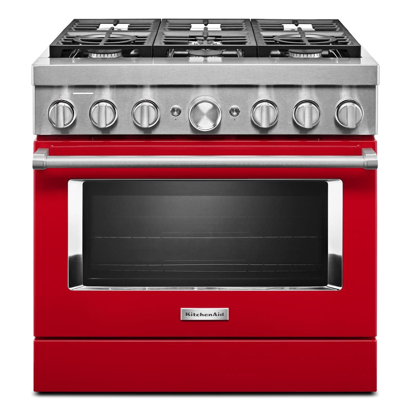 KitchenAid Passion Red Dual Fuel Smart Freestanding Range (5.1 Cu. Ft.) - KFDC506JPA