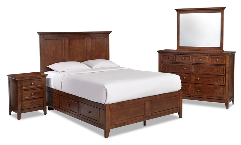 Wendell 7-Piece King Bedroom Set - Tuscan