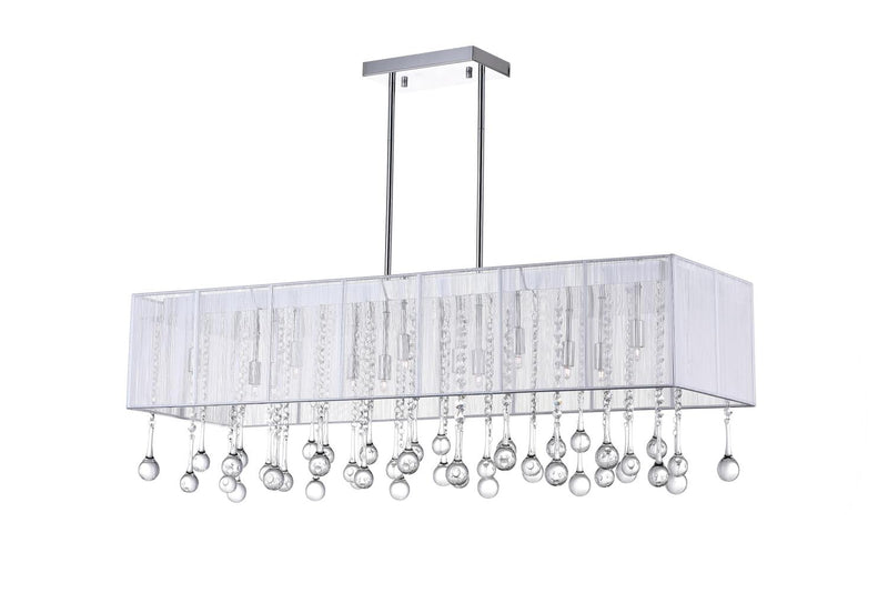 Water Drop - IV 14 Light Chandelier - Chrome