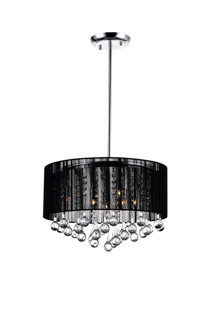 Water Drop - I 6 Light Chandelier - Chrome