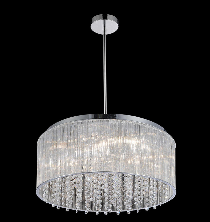 Spring Morning 7 Light Chandelier - Chrome