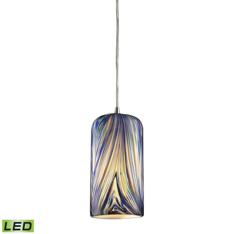 Vijapur IV 1 Light Mini Pendant - Satin Nickel