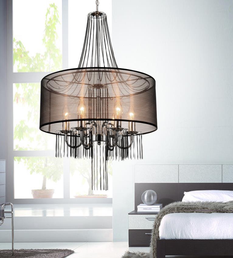 Amelia 6 Light Chandelier - Bronze