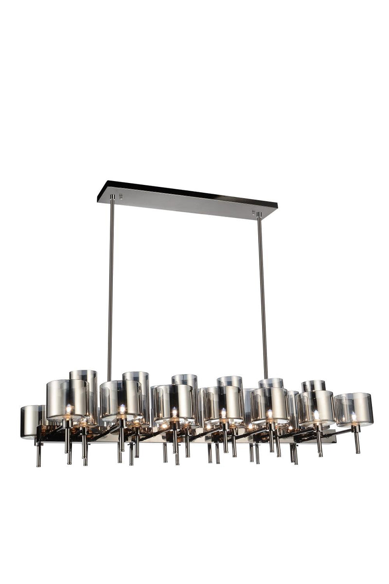 Montoya 26 Light Chandelier - Pearl Black