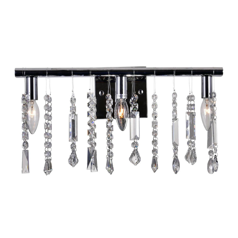 Janine 3 Light Vanity Lighting - Chrome