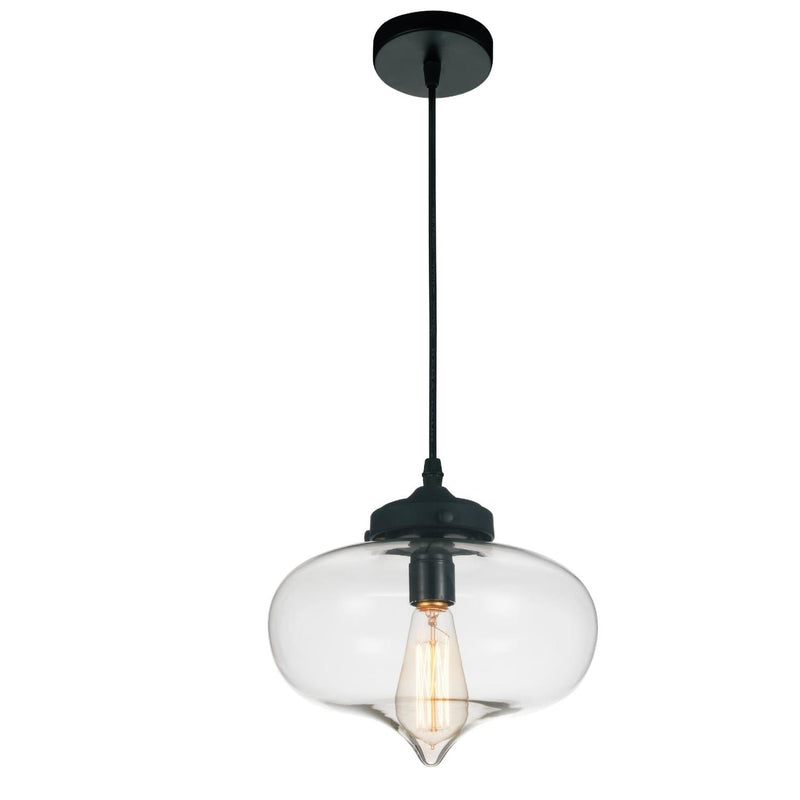 Glass 1-Light Pendant Light