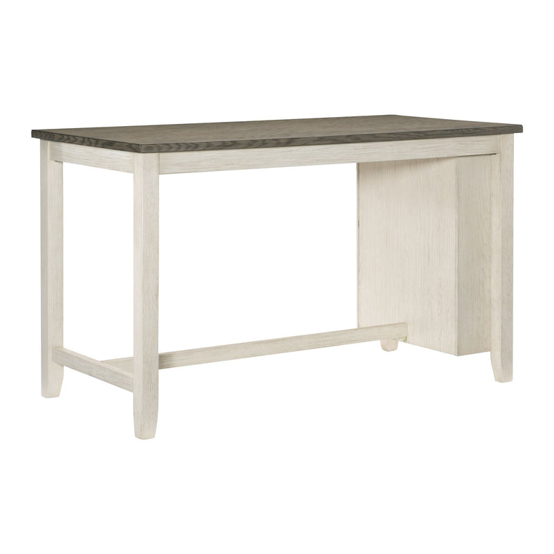 Maverly Counter-Height Table - Antique White/Brown