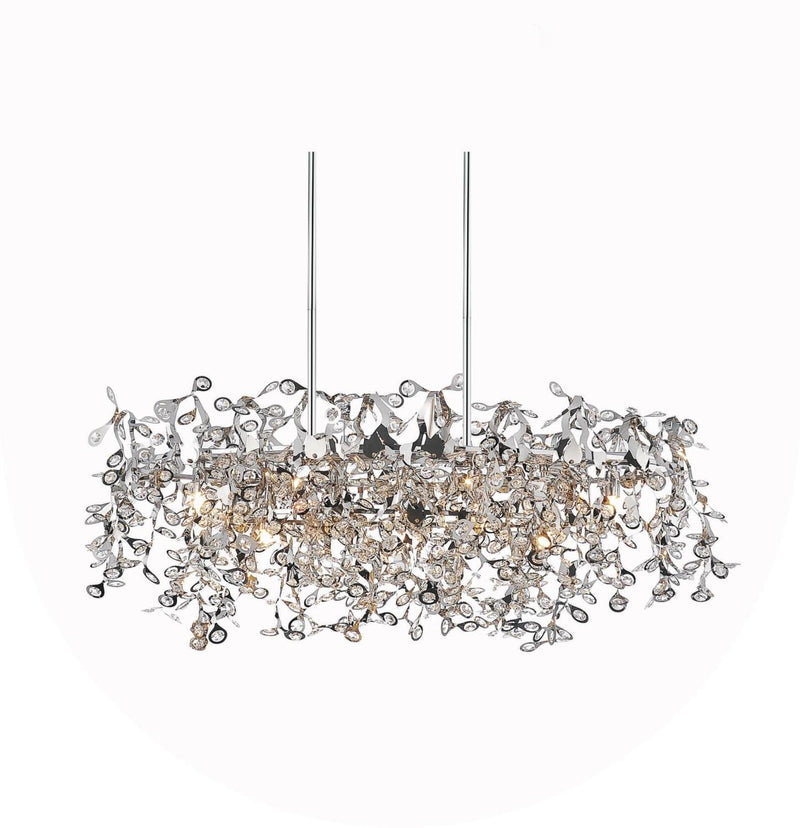 Flurry 7 Light Chandelier - Chrome