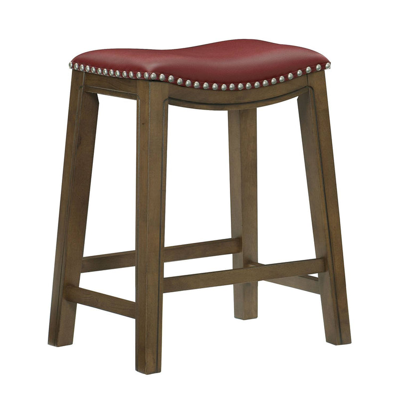 Lexi Counter Height Stool - Red