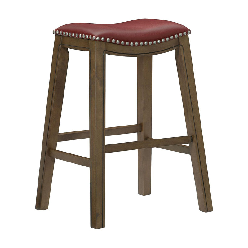 Lexi Bar Height Stool - Red