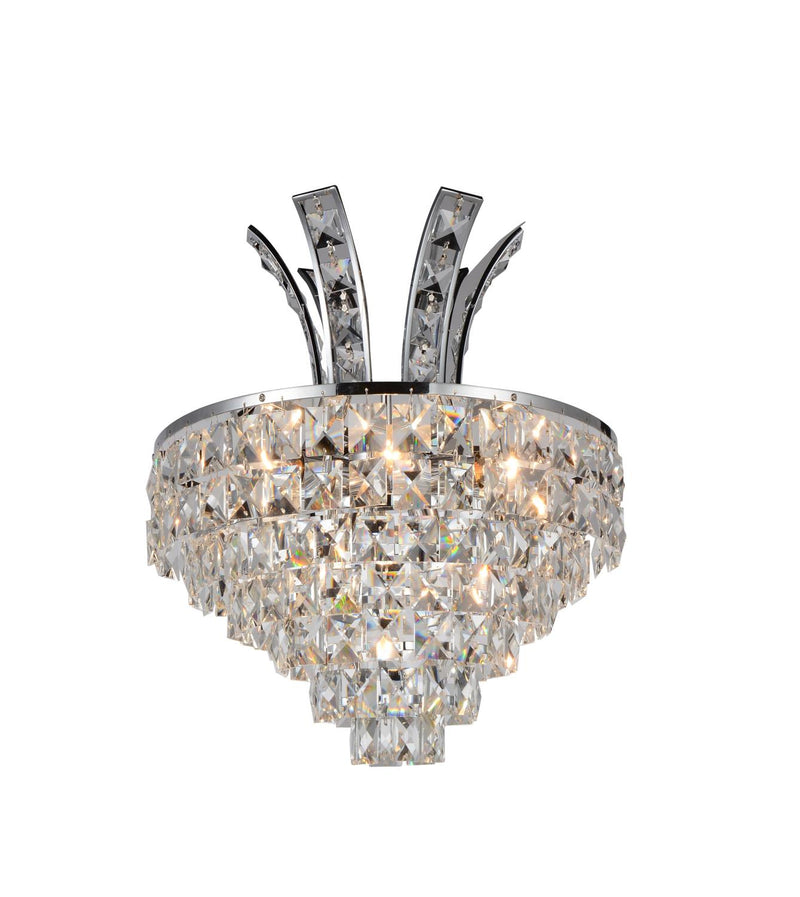 Chique 3 Light Wall Sconce - Chrome