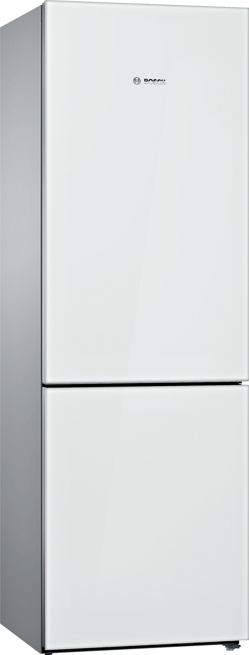 Bosch White Glass 800 Series 24-inch Counter-Depth Bottom Freezer Refrigerator (10 Cu.Ft.) - B10CB81NVW