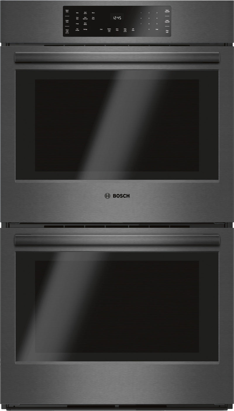 Bosch Black Stainless Steel 800 Series-30-Inch Built-In Double Wall Oven (4.6 Cu.Ft) - HBL8642UC
