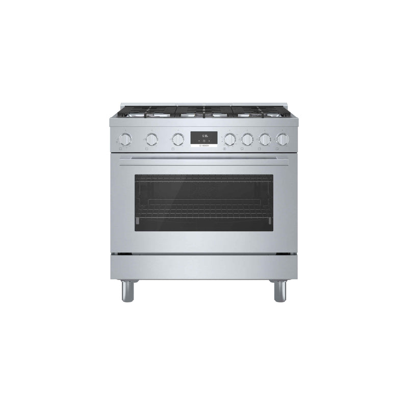 Bosch 36" Industrial Style Gas Range Stainless Steel - HGS8655UC