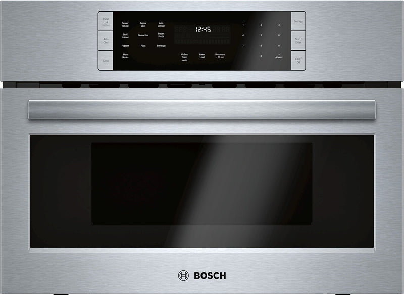 Bosch Stainless Steel 800 Series 27-Inch Built-In Convection Speed Microwave Oven (1.6Cu.Ft) - HMC87152UC