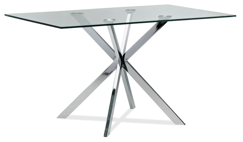 Ithaca Dining Table - Chrome