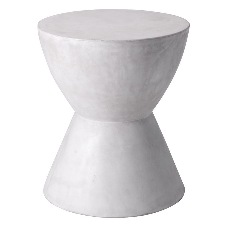 Stalle End Table - White