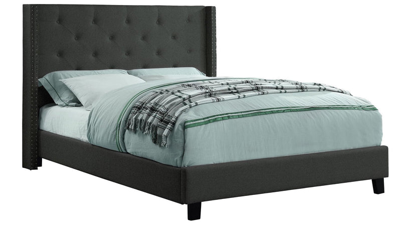 Dorsey Queen Bed - Dark Grey