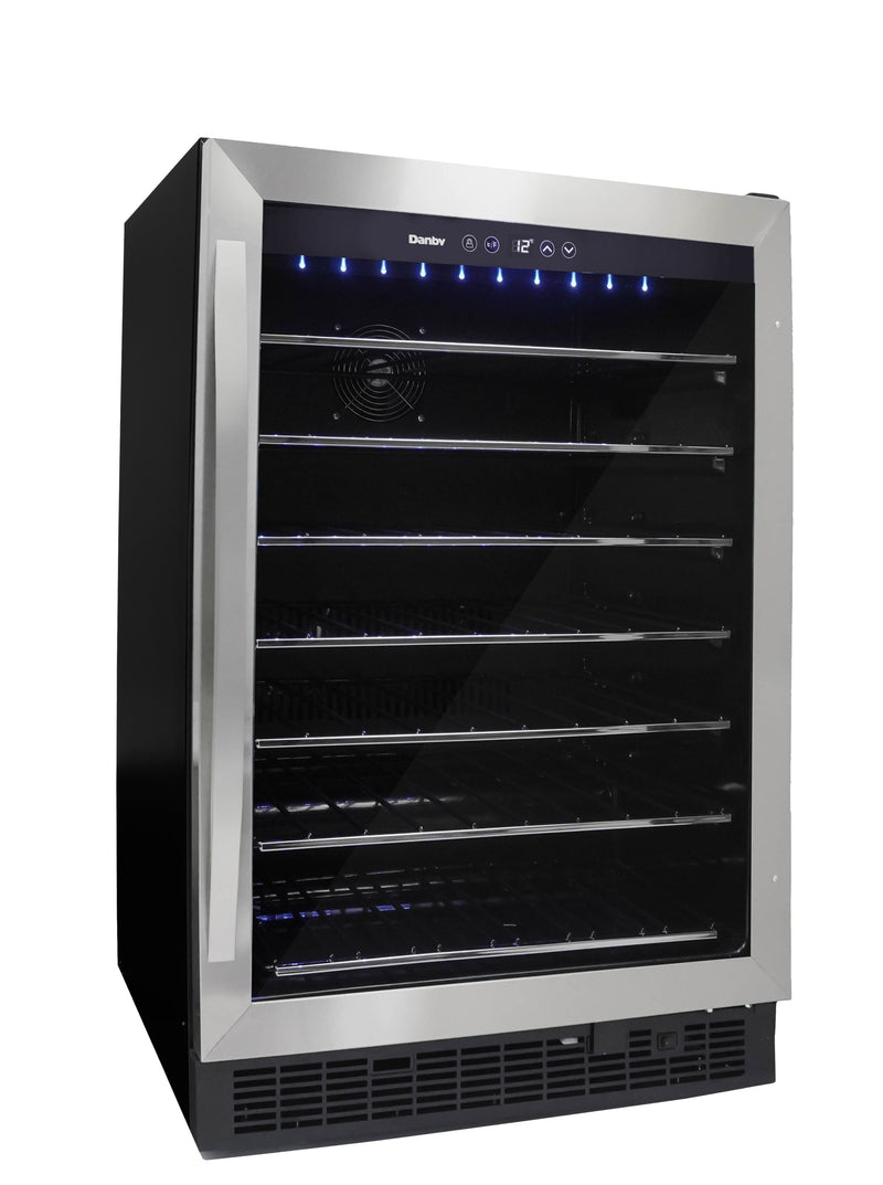 Danby Stainless Buit-In Under-Counter 60 Bottles Wine Cooler - DWC057A1BSS