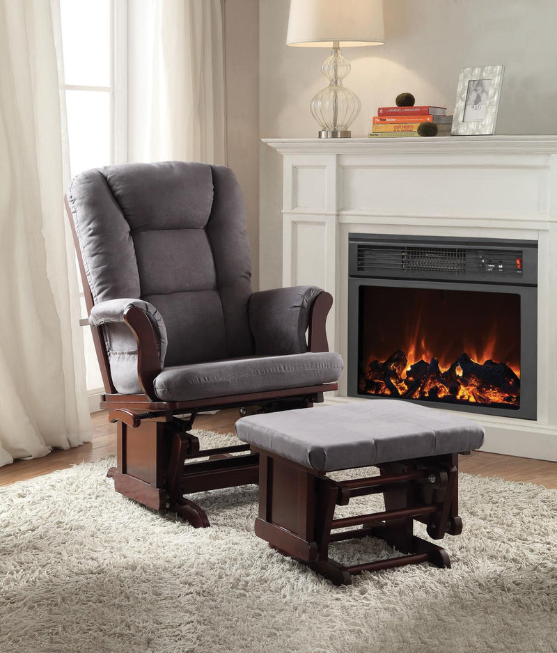 Susan Glider Chair and Ottoman