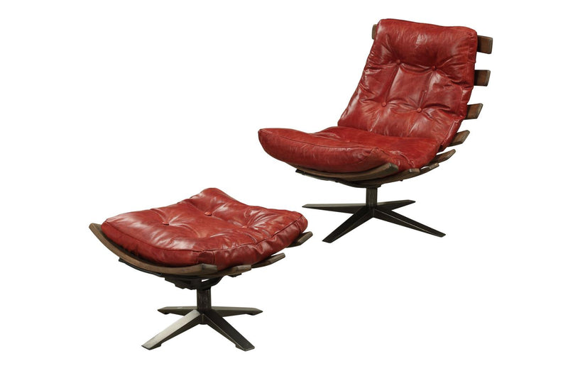 Charlie Brown - II Leather Chair & Ottoman