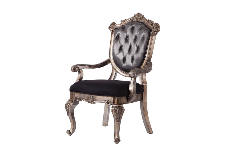 Dauphine Arm Chair - Antique Platinum - Set of 2