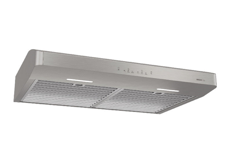 Broan Elite Stainless Steel 30" 600 CFM Under-the-Cabinet Range Hood - ERLE130SS