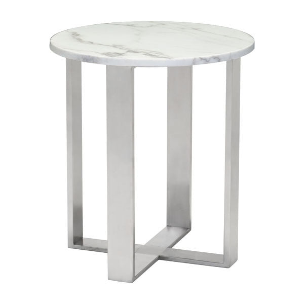 Stainless Steel/White