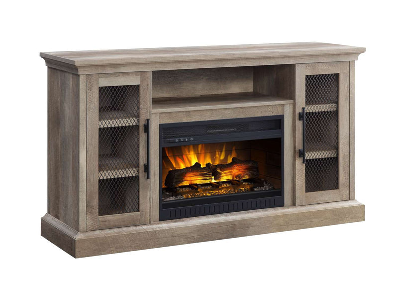 Carbonear Fireplace TV Stand - Prairie Oak