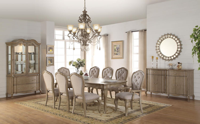 Plumage 76"-94" Extension Dining Table - Antique Taupe