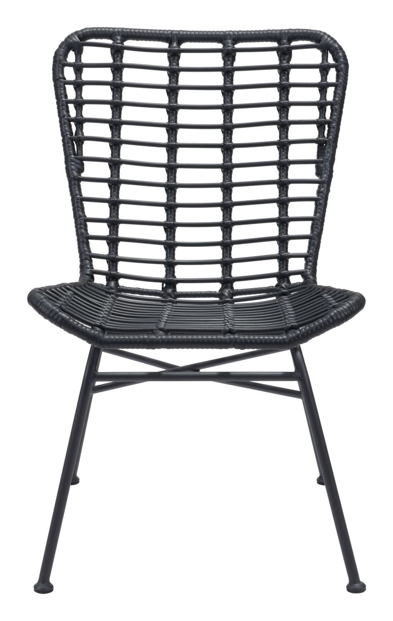 Rosthern Outdoor Dining Chair - Set of 2 - Black