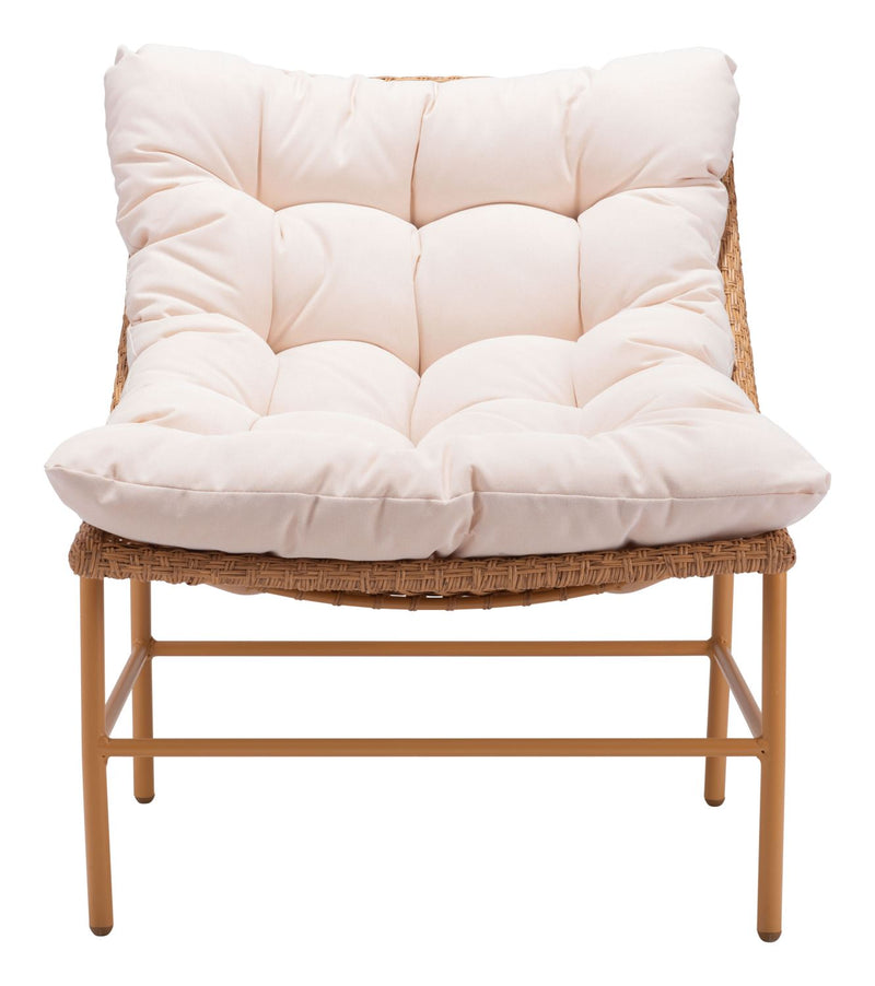 Rorketon Outdoor Accent Chair - Beige/Natural