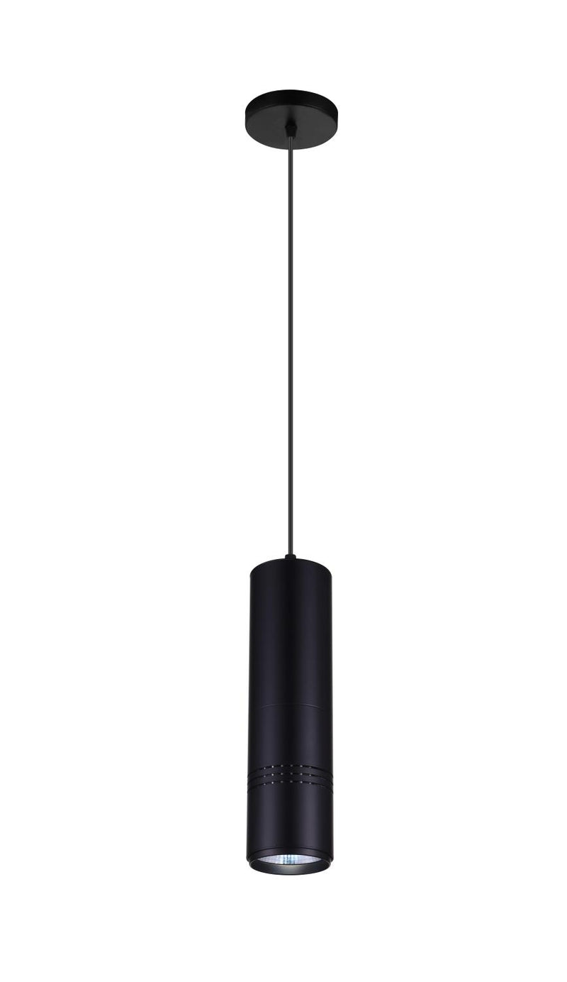 Stowe LED Pendant Light - Black & Wood